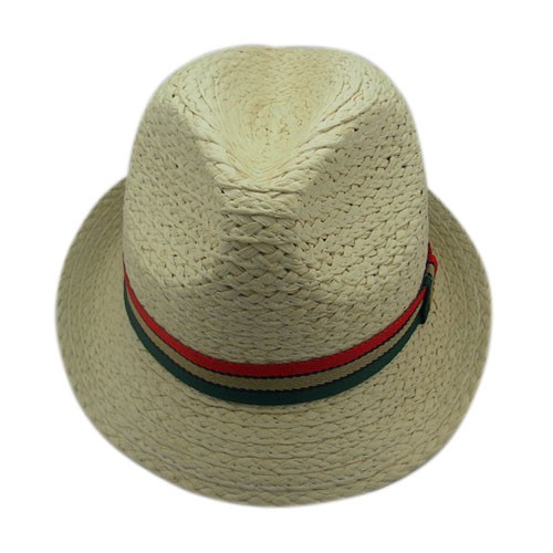 Factory Wholesale Fashion Fedora Straw Hat For Adults