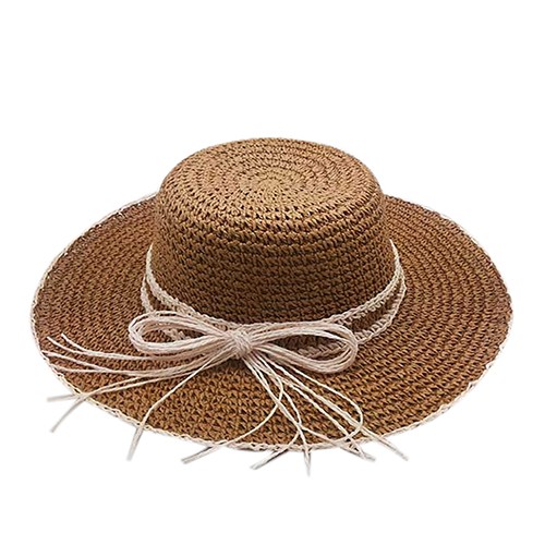 crochet straw hat for women