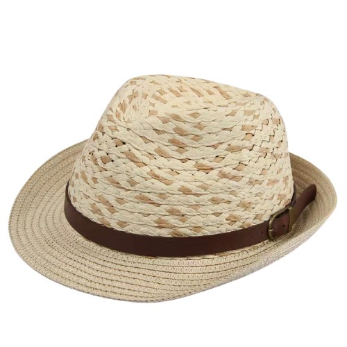 summer straw trilby hat